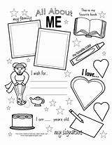 Printable Student Template Coloring Pages Preschool Print Poster Week Worksheets Girl Worksheet Star Year Scout Book Scouts Form School Az sketch template
