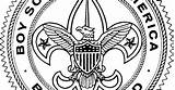 Scout Logo Boy Eagle Cub Scouts Emblem Badge Printable Merit Clipart sketch template