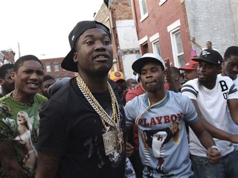 philly based meek mill video shoot turns into fight after rival rapper