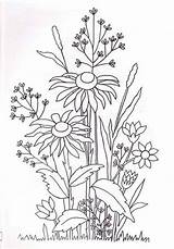 Wildflower Bunch Rudbeckia 1368 Bordado Salvabrani Liveinternet Colouring Annaspencerphotography sketch template