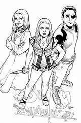 Buffy Vampire Coloring Pages Slayer Cover Adult Deviantart Choose Board Books sketch template
