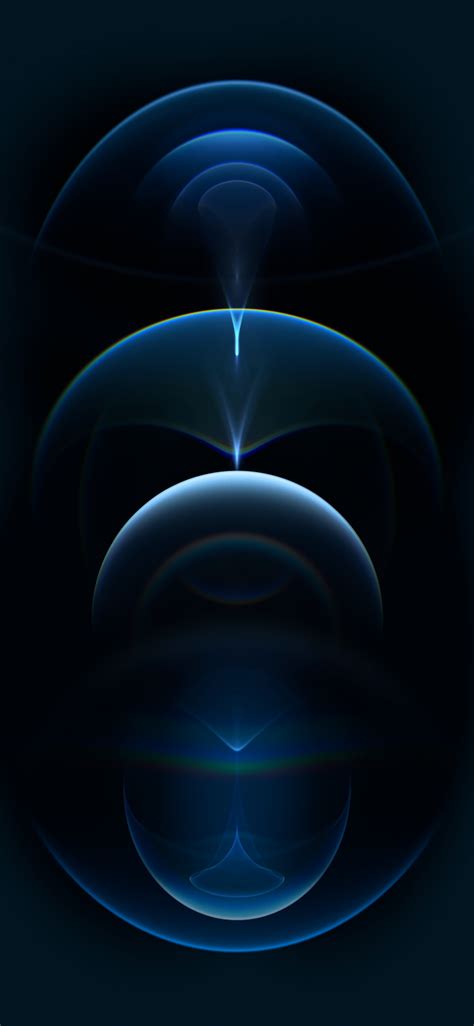 iphone  pro resonance pacific blue dark stock wallpaper wallpapers central