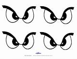Eyes Halloween Printable Eye Scary Coloring Template Small Clipart Stencils Printables Pumpkin Silhouette Pages Coolest Spooky Cartoon Stencil Print Crafts sketch template