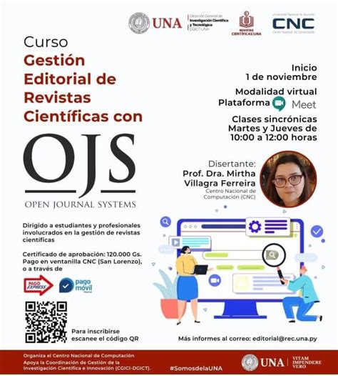 Taller Gestión Editorial De Las Revistas Científicas Con Ojs