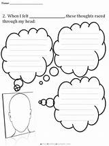 Worksheets Anxiety Children Printable Activities Cbt Worksheet Kids Therapy Thoughts Anger Dealing Thought Feelings Emotions Cognitive Emotion Autism Sadness Social sketch template