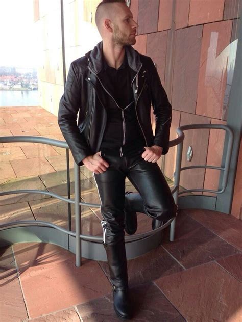 pin  farriswheel  bad guys leather outfit mens leather trousers leather pants