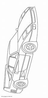 Ferrari Coloring Pages F40 Sports Cars Legendary Printable Printables Boys sketch template