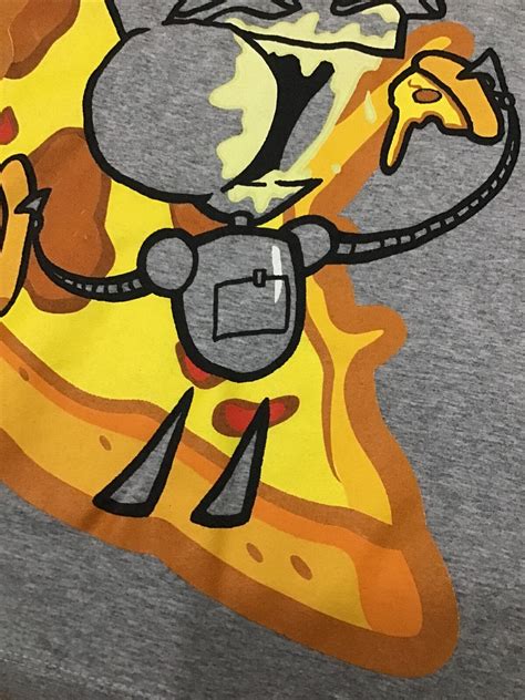 2019 Invader Zim Gir Eating Pizza Nickelodeon T Shirt Gem