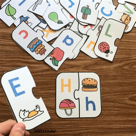 printable letter matching game simply kinder