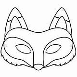 Fuchs Masken Maske Tiermasken Vorlagen Foxes Momjunction Fuchsklasse Facial Fasching Waldtiere Carneval Verkleidung Clipartmag Masque sketch template