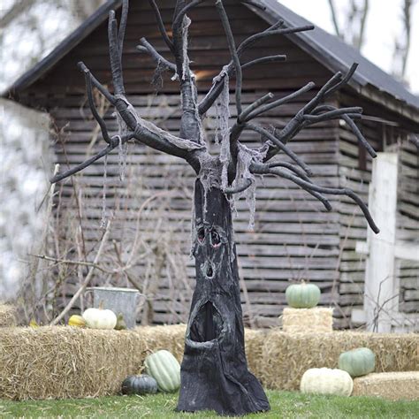 giant motion activated spooky tree  halloween sounds  green head