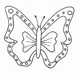 Farfalla Acolore sketch template