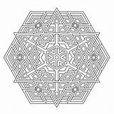 Geometry Triplex Badd Redux Zentangle sketch template