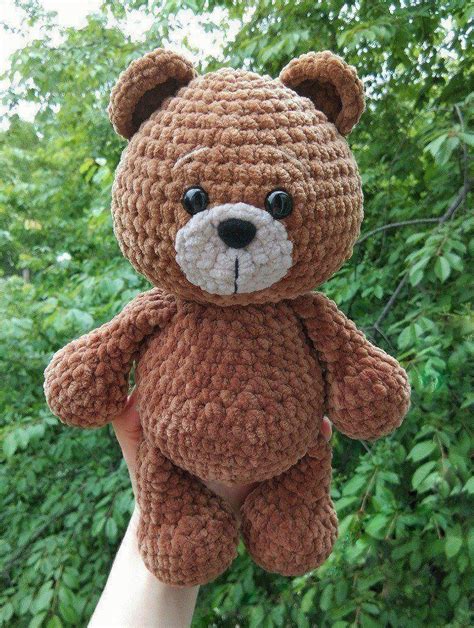 crochet plush bear  pattern amiguroom toys haekelbaer haekeln