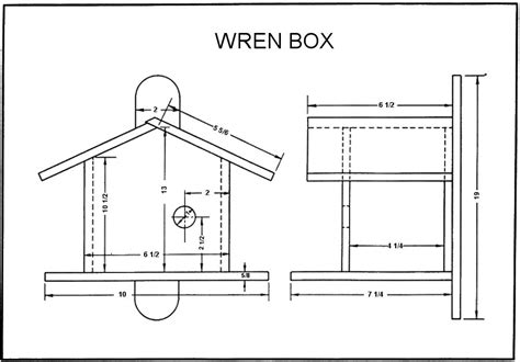 wren bird house plans craftybirdscom