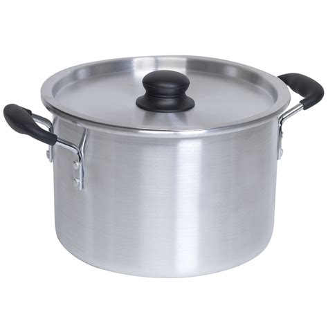 imusa qt aluminum stock pot  lid walmartcom