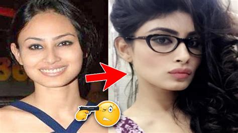 Mouni Roy 03 Before And After Her Cosmetic Surgery Youtube