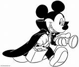 Halloween Coloring Mickey Mouse Pages Clipart Disney Library Transparent sketch template