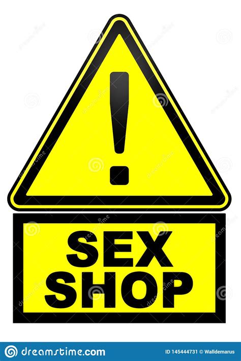 sex shop warning sign stock illustration illustration of