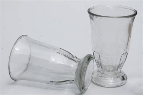 Vintage Jelly Jar Glasses Footed Tumblers For Tiny