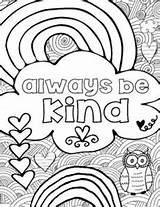 Kindness Mindset Happierhuman sketch template