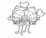 Scout Coloring Girl Pages Brownies Library Clipart Daisy Clip sketch template