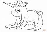 Coloring Unicorn Chibi Pages sketch template