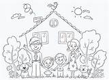 Keluarga Mewarna Bahagia Koleksi Rodzina Halaman Kwiecien Kolorowanka Moja Pobierz Webtech360 sketch template