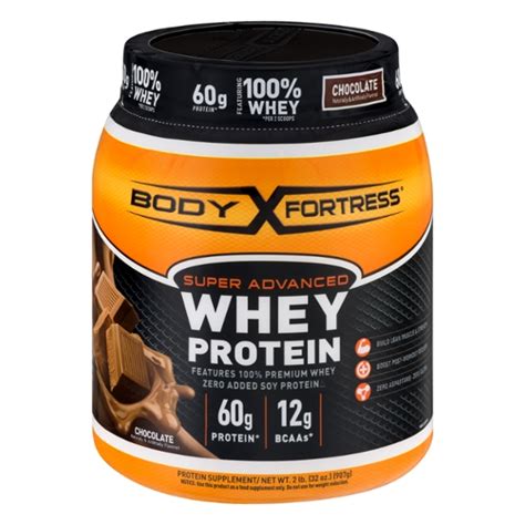 Save On Body Fortress Whey Protein Powder Super Advanced Chocolate