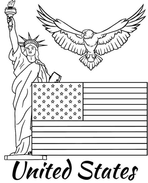 printable coloring pages american flag flag coloring pages american