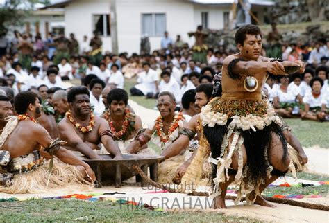 tribal kava ceremony fiji tim graham world travel  stock