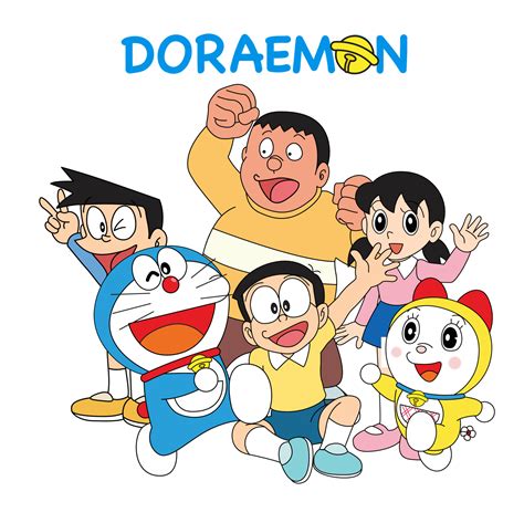 doraemon cartoon japanese  vector art  vecteezy
