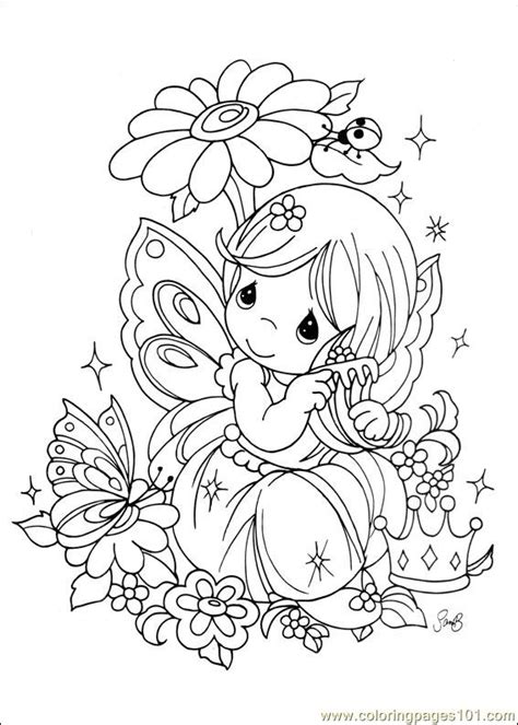 coloring pages  cartoons precious moments  printable