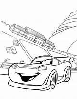 Coloring Crash Pages Car Cars Getcolorings Disney sketch template