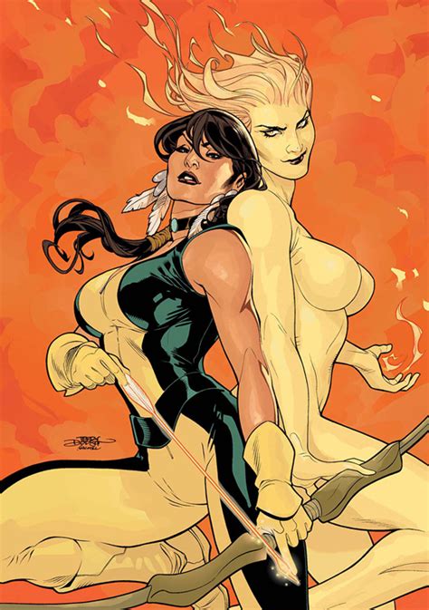 Dani Moonstar And Magma Sexy Pinup Superheroes Pictures Pictures