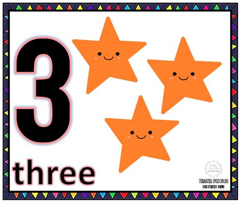 teacher fun files number flashcards