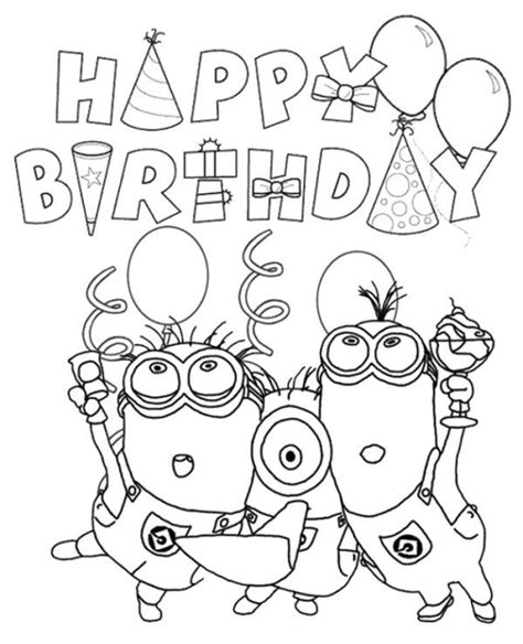 doodle art happy birthday minion biotherapeuticbtmicropeelinfuseguide