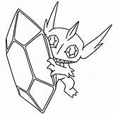 Mega Pokemon Coloring Sableye Evolved Pages Pokémon Color Morningkids Kids Morning sketch template