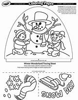 Winter Coloring Wonderland Crayola Pages Printable Dome Designer Light Print Getcolorings Getdrawings Au Colorings sketch template