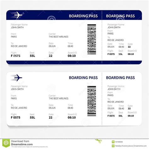 airline ticket template  sample customer service resume pertaining  plane ticket template