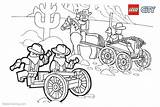 Coloring Pages Lego City Robbers Printable Kids sketch template