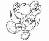 Island Yoshi Yoshis Ds Part Coloring Pages Printable sketch template