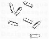 Bullets sketch template