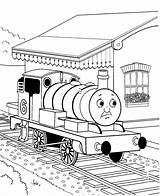Coloring Pages Percy Thomas Train Engine Coloringkids Colouring sketch template