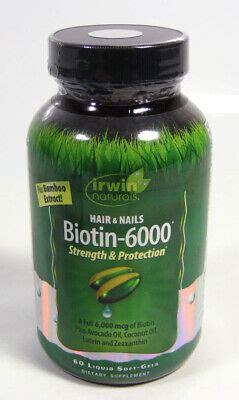 irwin naturals hair nails biotin  strength protection