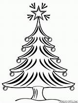 Christmas Tree Coloring Pages Glowing Tip Colorkid Trees Gif sketch template