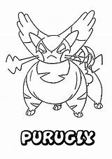 Coloring Pages Pokemon Meowth Rare Regigigas Getcolorings Getdrawings Colouring Purugly Hellokids sketch template