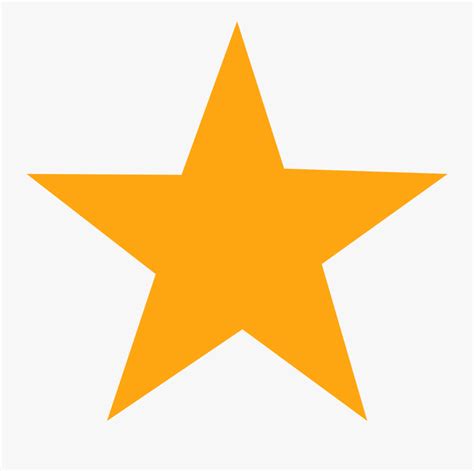 orange star template star  philippine flag  transparent
