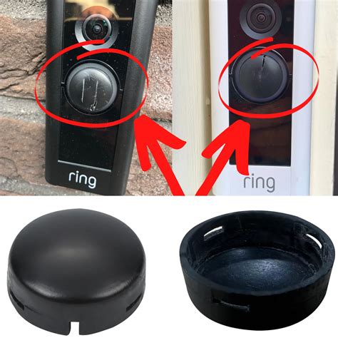 gloednieuwe vervanging knop compatibel met ring deurbel pro fix