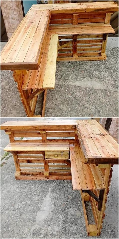 des idees interessantes de vieux bois de palettes recyclage palette bois tables en palettes